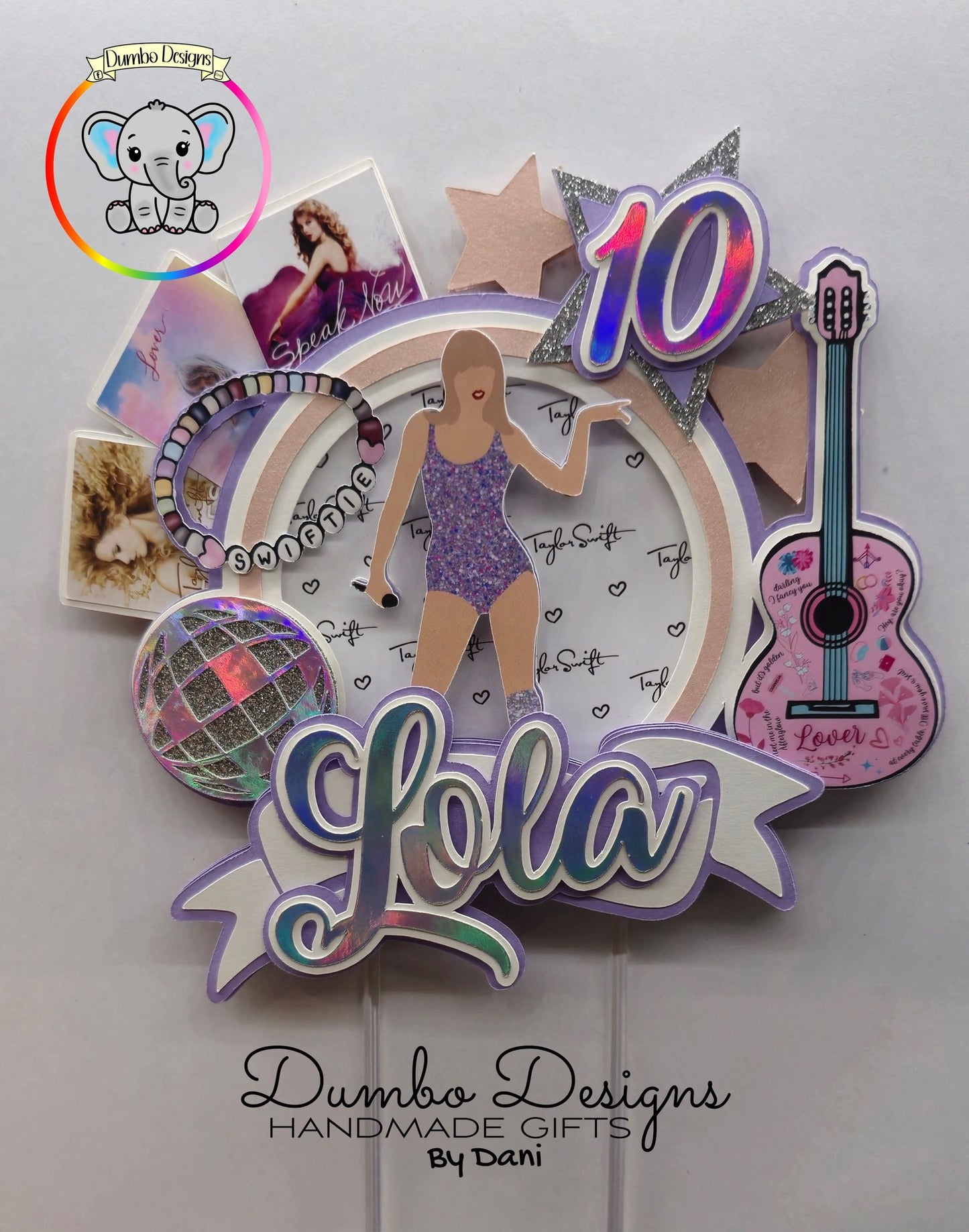 Swifty Inspired Cake Topper