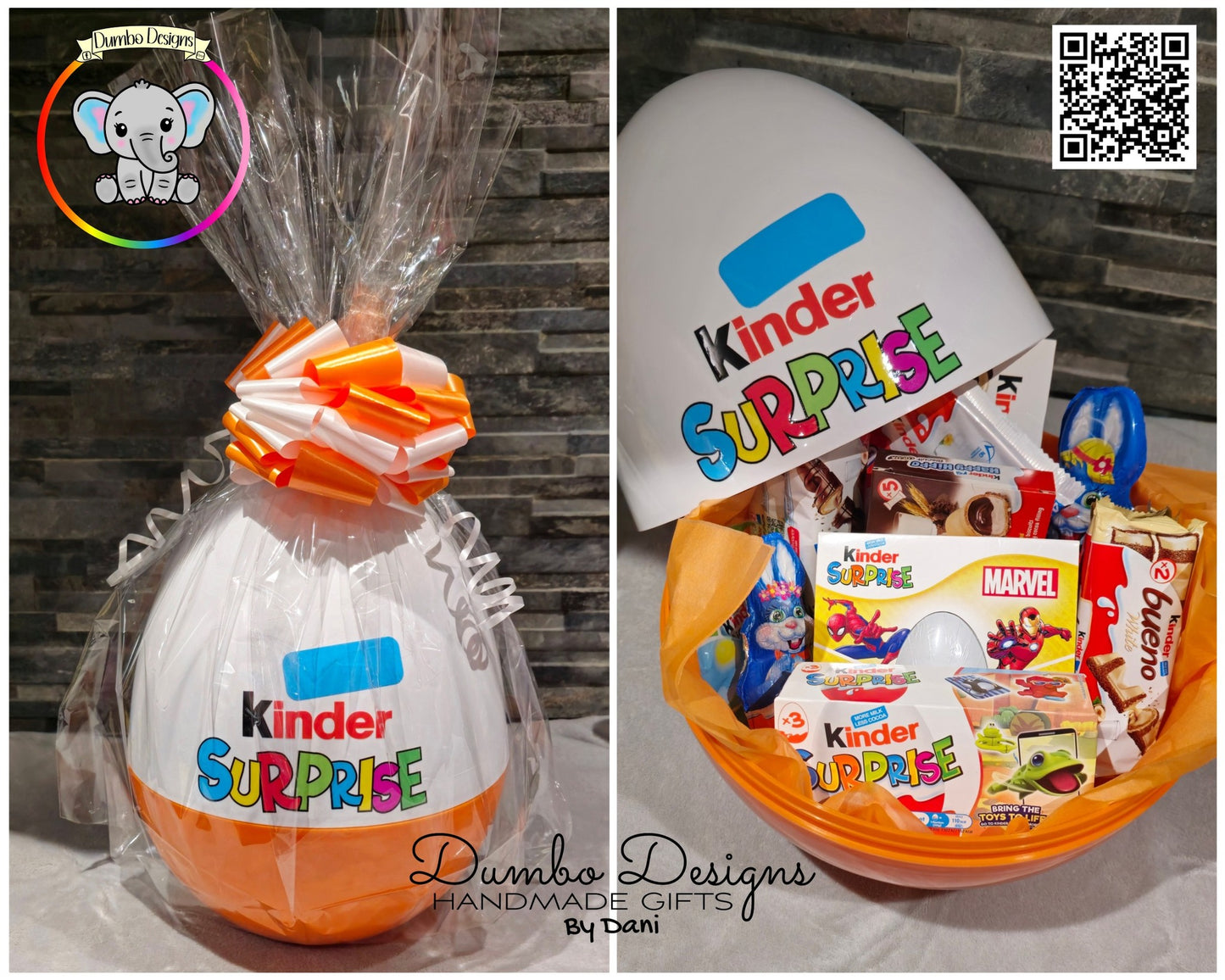 Kinder Surprise Giant Fillable Easter Egg