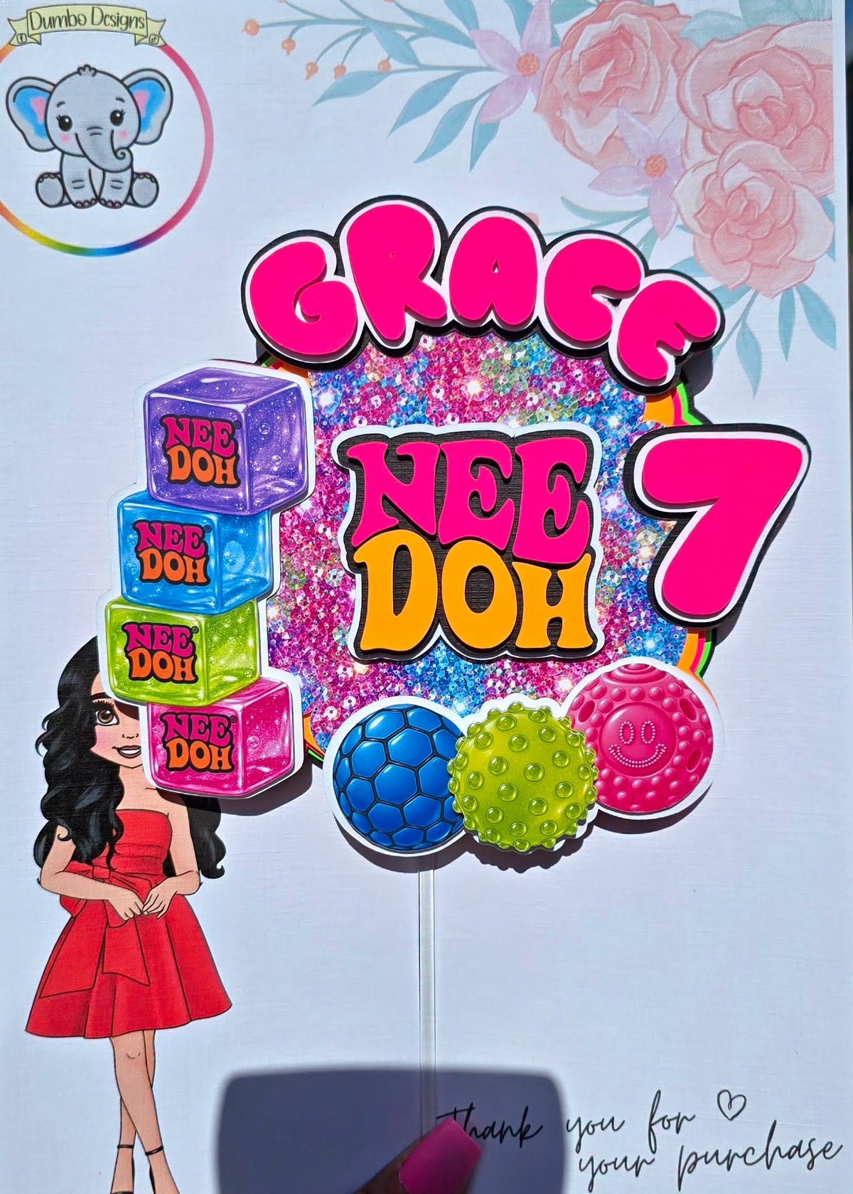 Needoh Cake Topper