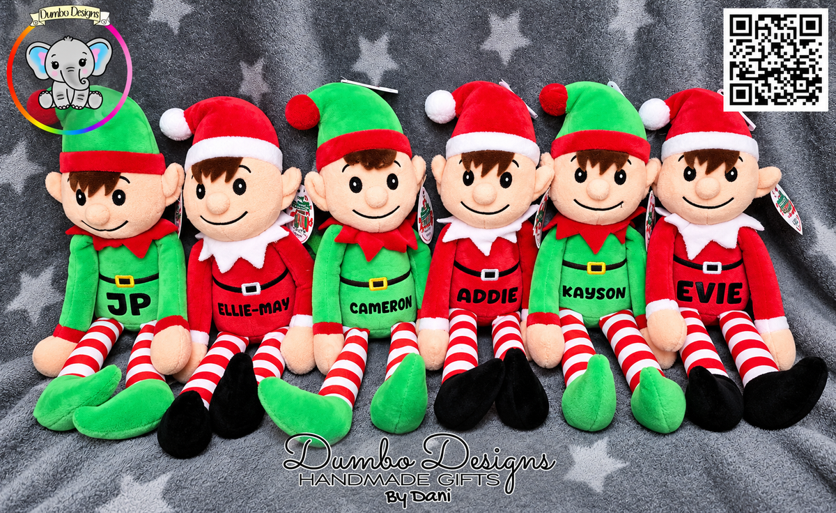 Personalised Elf Plush
