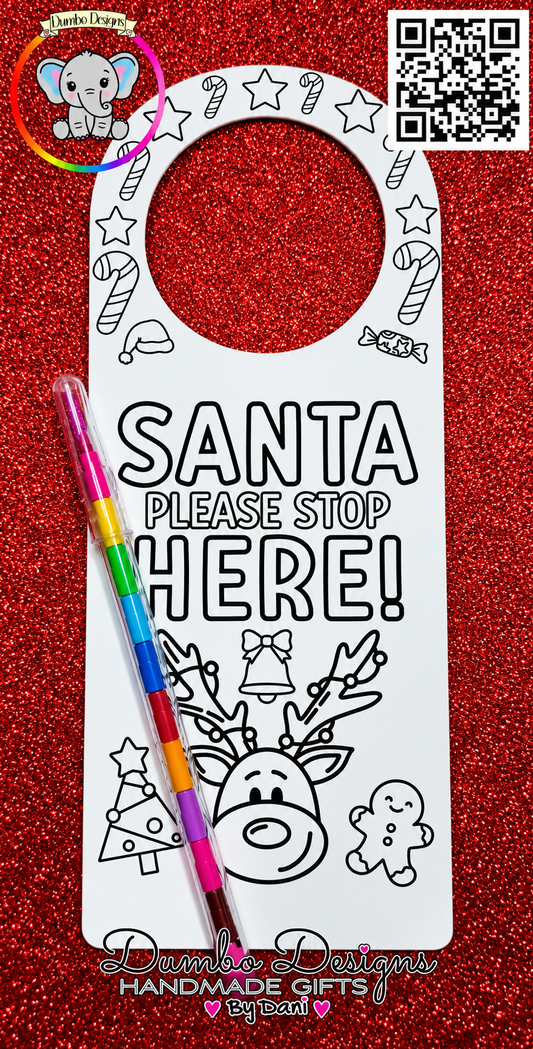 Colour Your Own Door Hangers
