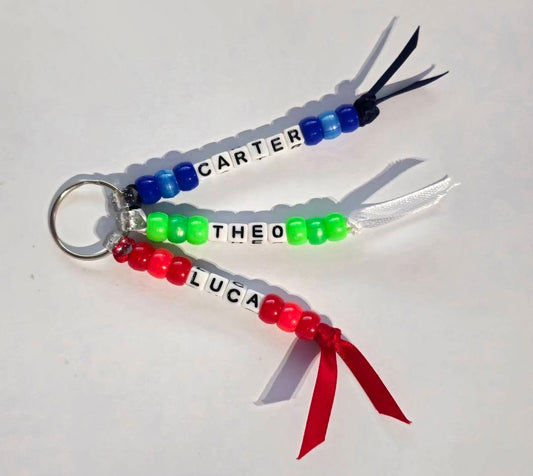 3 In 1 Beaded Keyrings