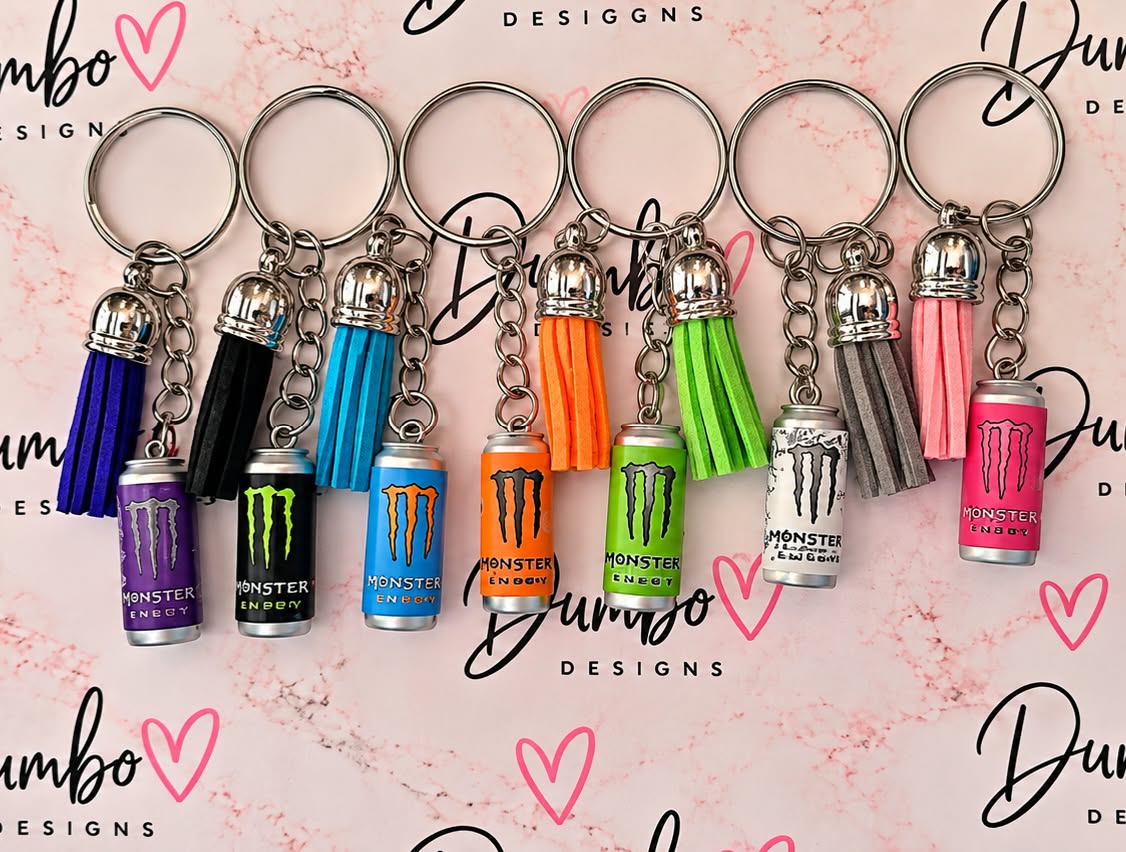 Monster Energy Keyrings