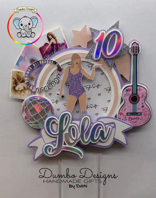 Swifty Inspired Cake Topper