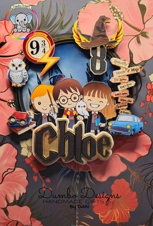 Wizard Inspired Cake Topper