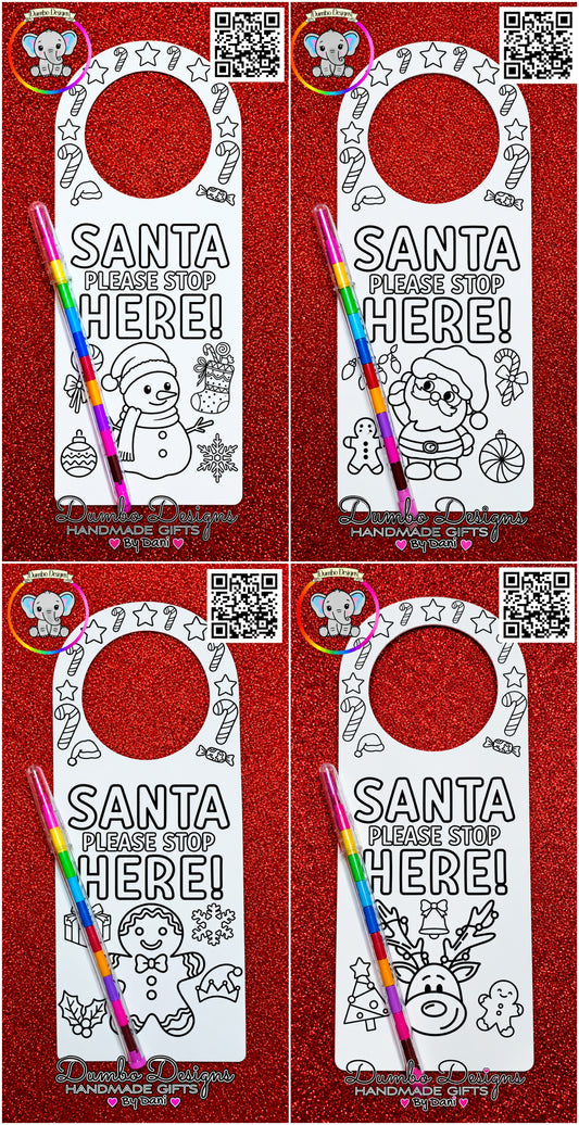 Colour Your Own Door Hangers