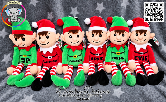 Personalised Elf Plush