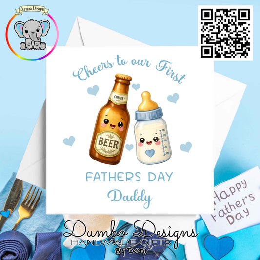 Cheers To Our First Fathers Day