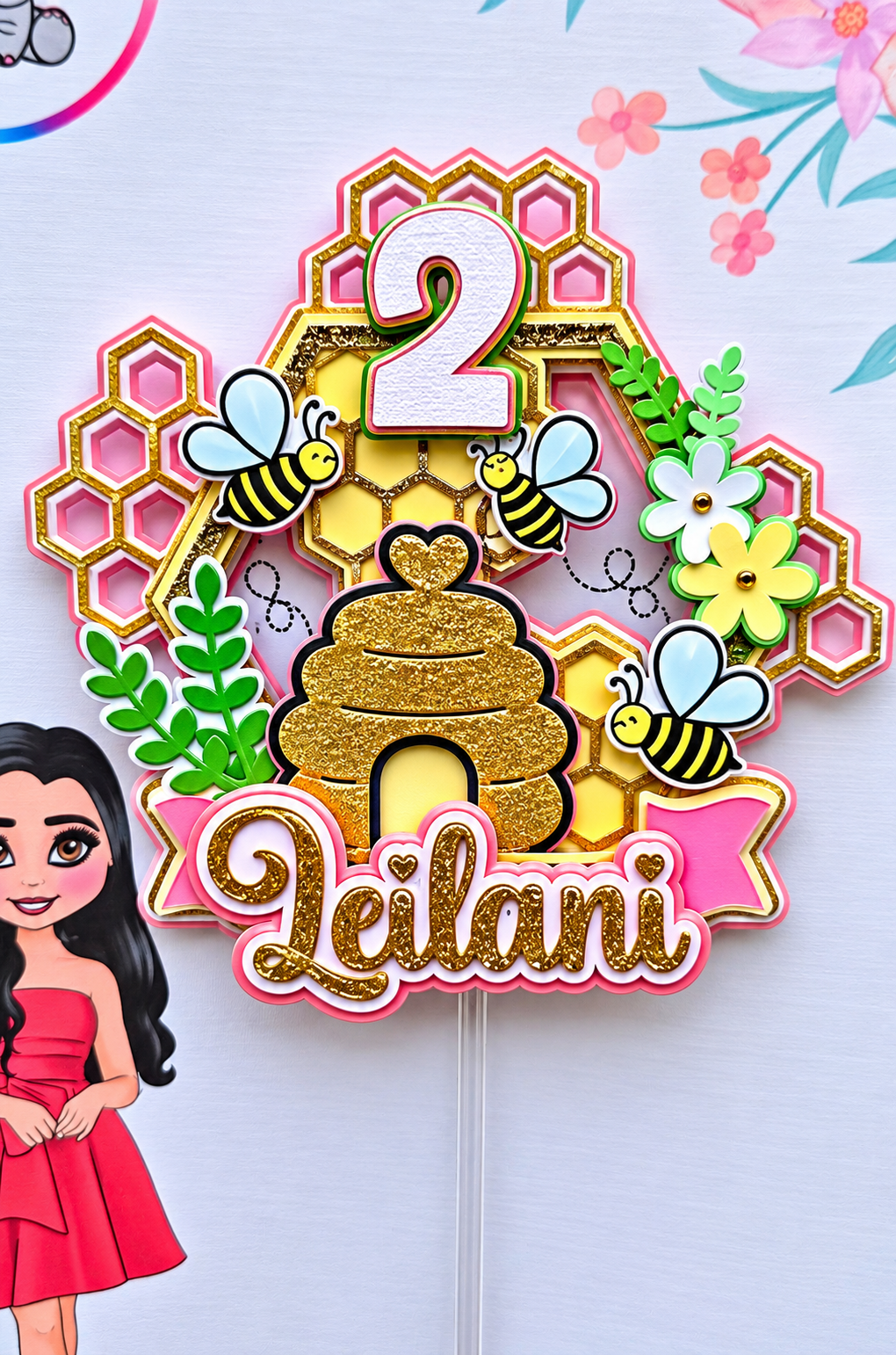 Beehive Cake Topper