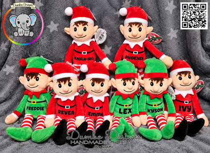 Personalised Elf Plush