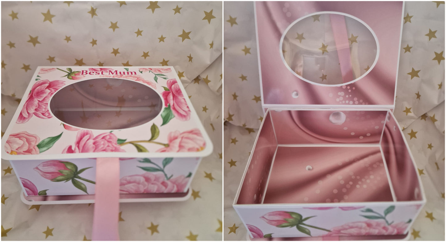 Luxury Pink Flowery Gift Box (Empty)