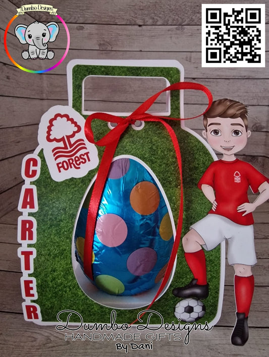 Football Themed Easter Egg Holder