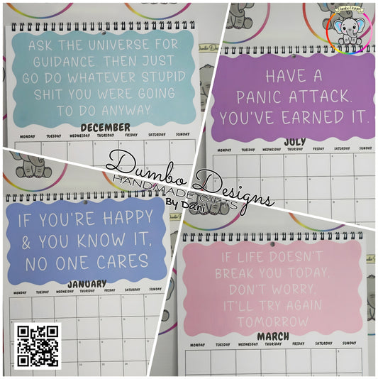 Uninspiring Affirmations 2026 Calendar