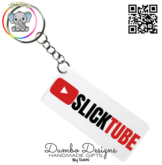 SLICK TUBE Rectangle Keyring