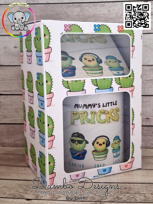 Mummy's Little Pricks Mug & Coaster Gift Box Set