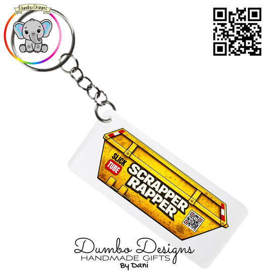 SLICK TUBE Rectangle Keyring