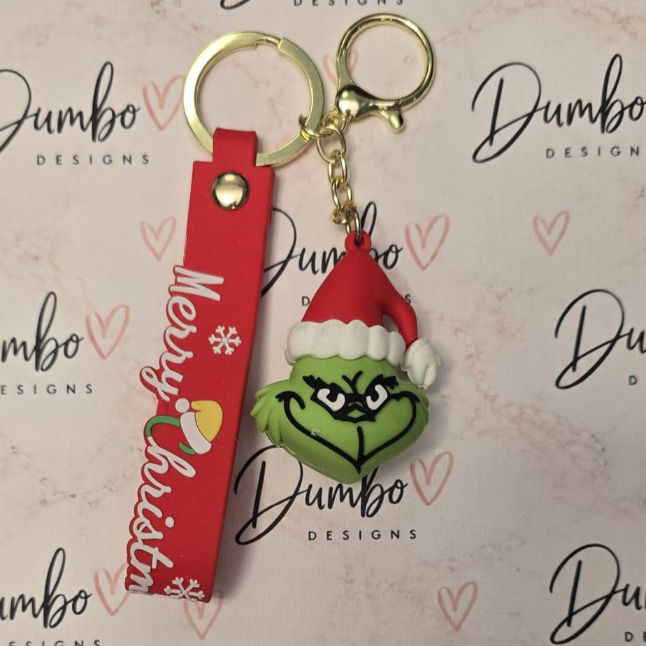 3D Grinch Keyring